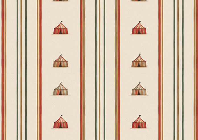 May Day, Tent Stripe Spice - Twist&Fit Roman Blind - Image 7